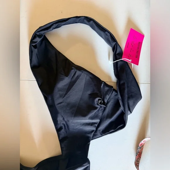 HYPERFIRE Sexy Halter Criss Cross Cut Out One Piece Bathing Suit.
Size M - Picture 8 of 11